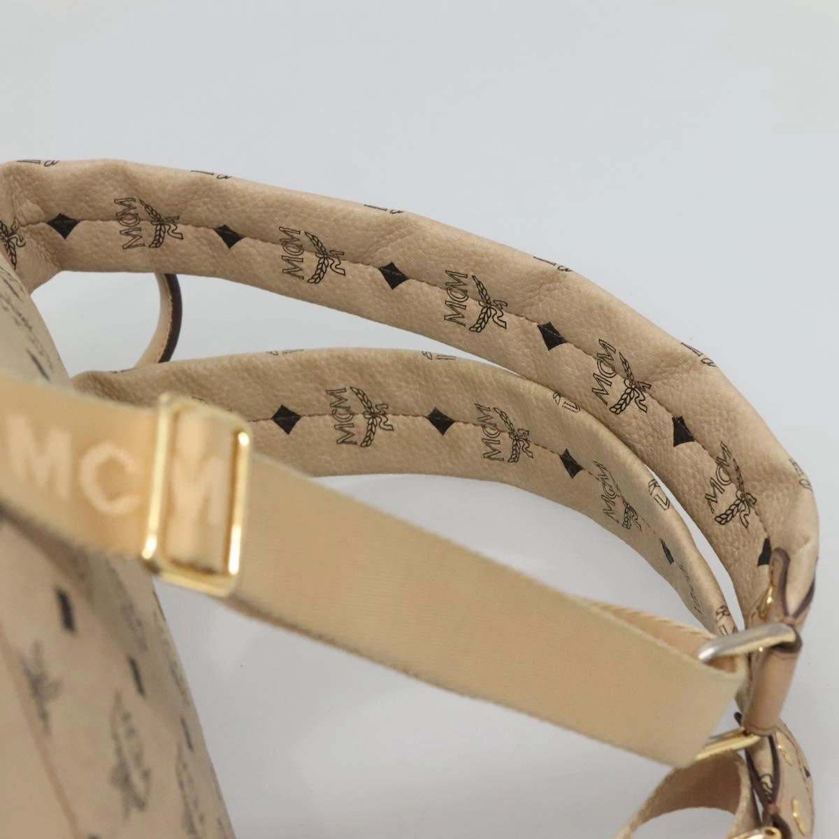MCM Visetos Canvas Backpack Bag (Pre-Owned)