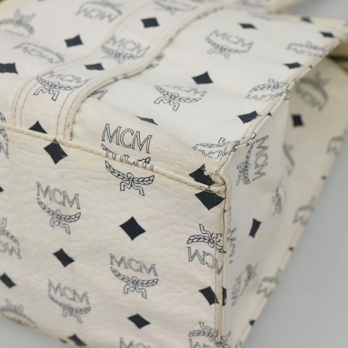 MCM Visetos Canvas Tote Bag (Pre-Owned)