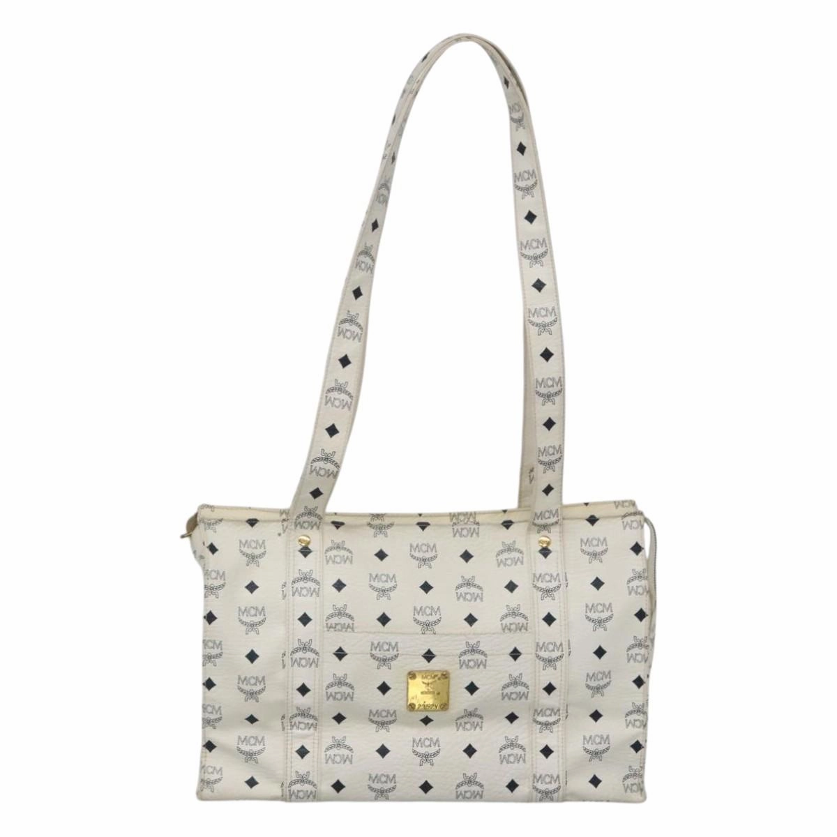 MCM Visetos Canvas Tote Bag (Pre-Owned)
