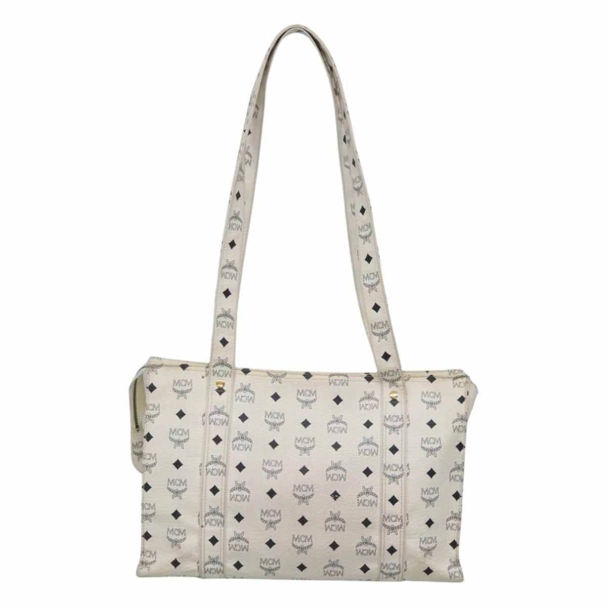 MCM Visetos Canvas Tote Bag (Pre-Owned)