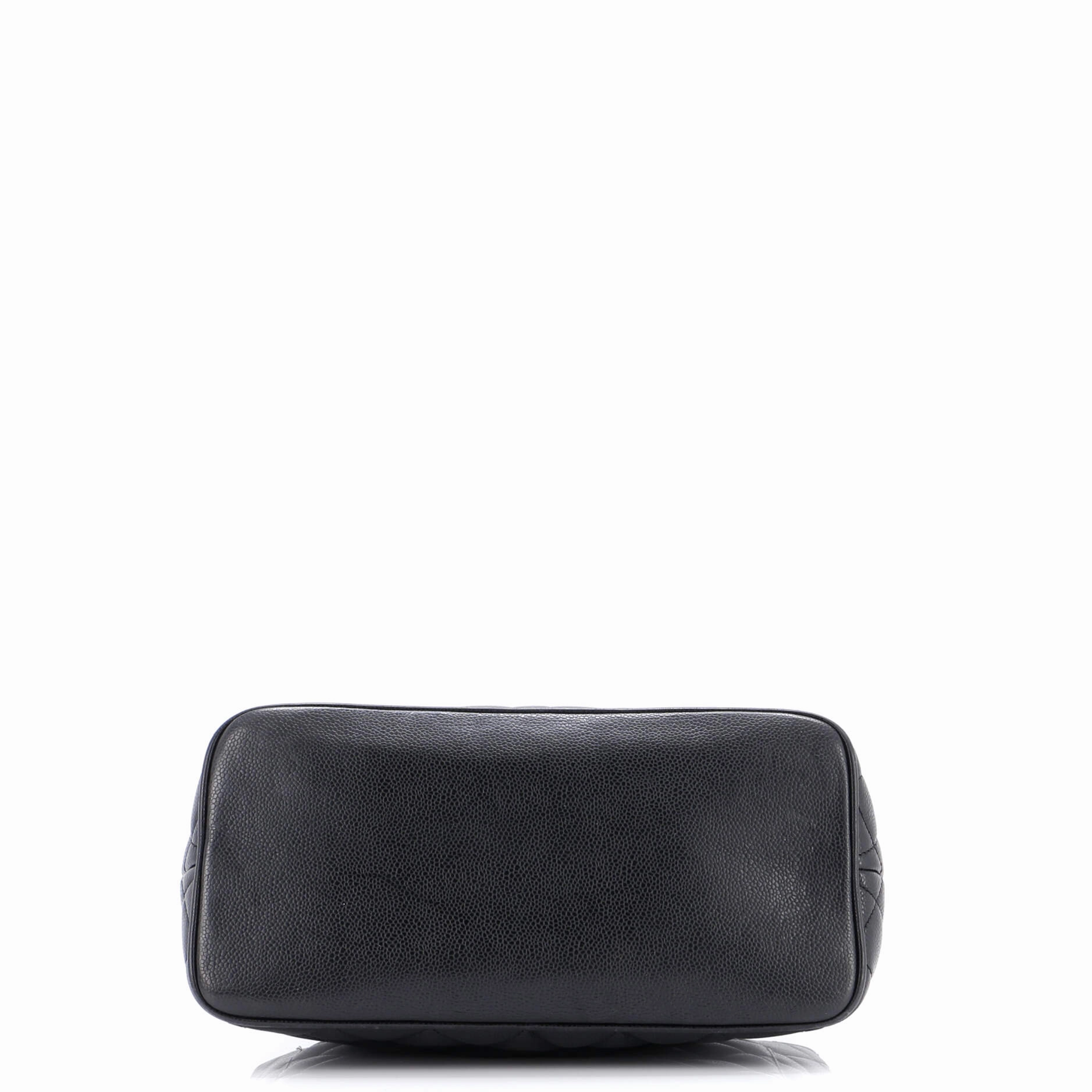 Medallion Tote Quilted Caviar