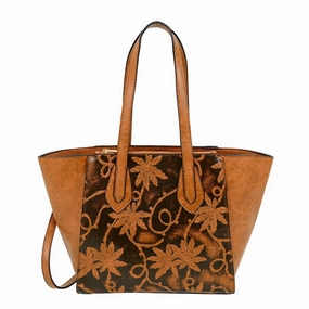 Mellow World Marissa Tote with Embossed Floral Print