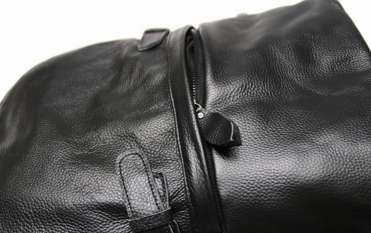 Mens Leather Backpack Cool Travel Backpacks Laptop Backpack for men