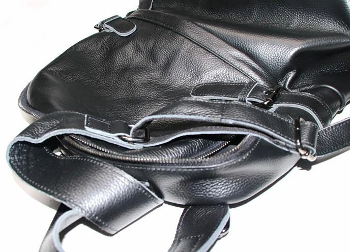 Mens Leather Backpack Cool Travel Backpacks Laptop Backpack for men