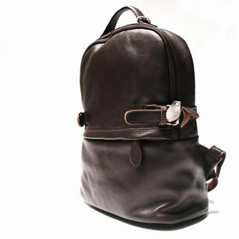 Mens Leather Backpack Cool Travel Backpacks Laptop Backpack for men