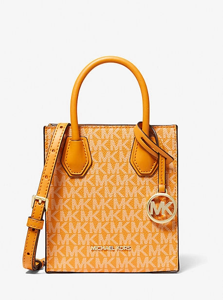 Mercer Extra-Small Logo and Leather Crossbody Bag