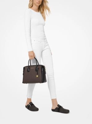 Mercer Medium Logo Belted Satchel