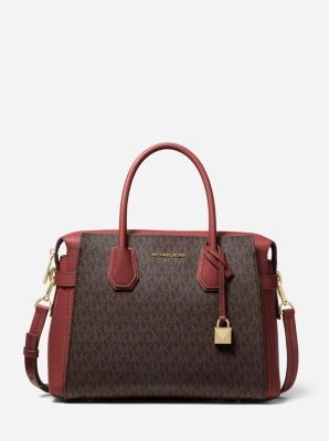 Mercer Medium Logo Belted Satchel