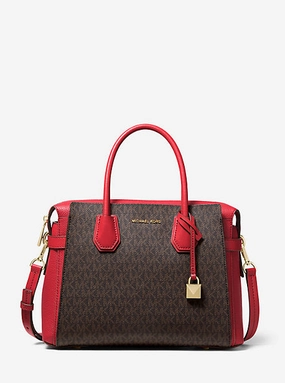 Mercer Medium Logo Belted Satchel
