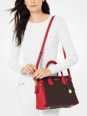 Mercer Medium Logo Belted Satchel
