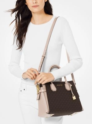 Mercer Medium Logo Belted Satchel