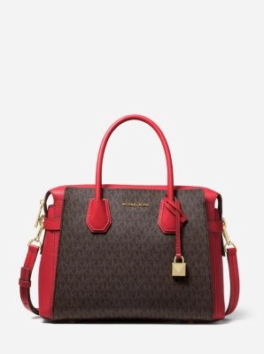 Mercer Medium Logo Belted Satchel