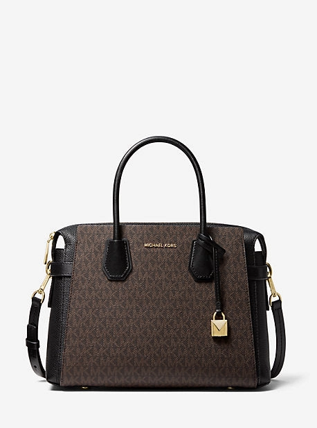 Mercer Medium Logo Belted Satchel