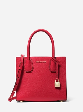 Mercer Medium Pebbled Leather Crossbody Bag