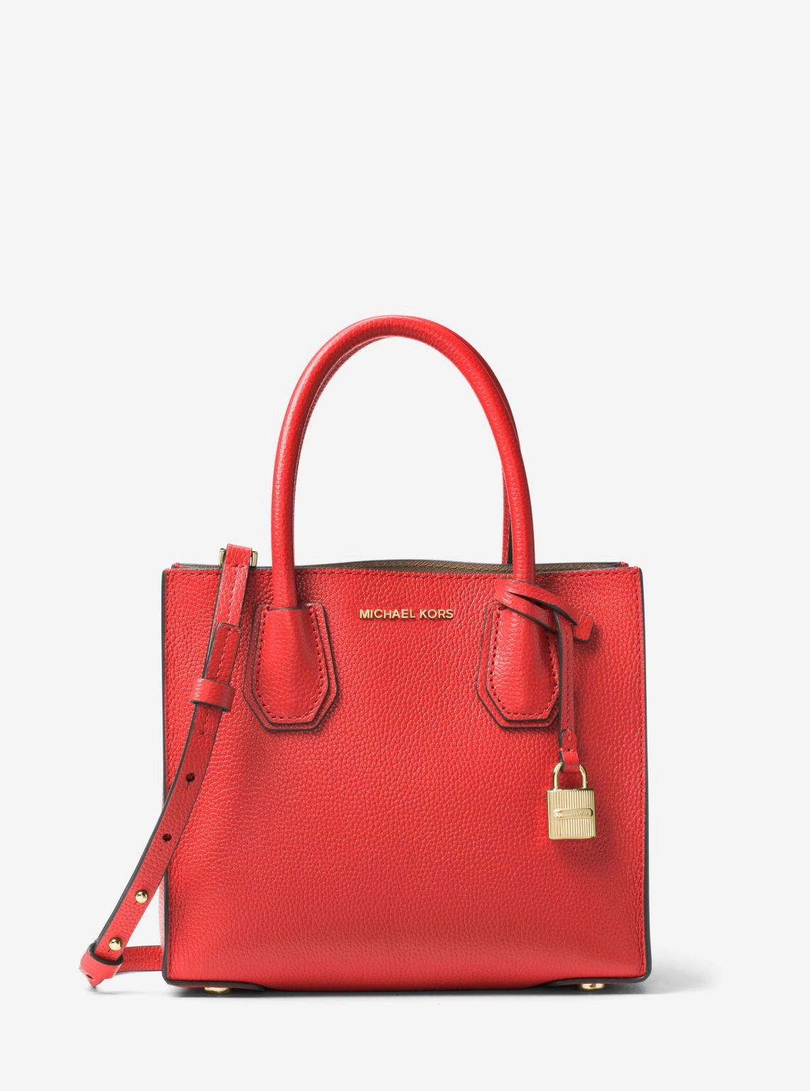 Mercer Medium Pebbled Leather Crossbody Bag