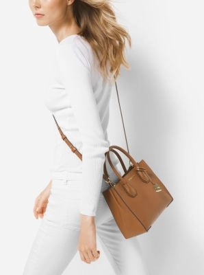 Mercer Medium Pebbled Leather Crossbody Bag