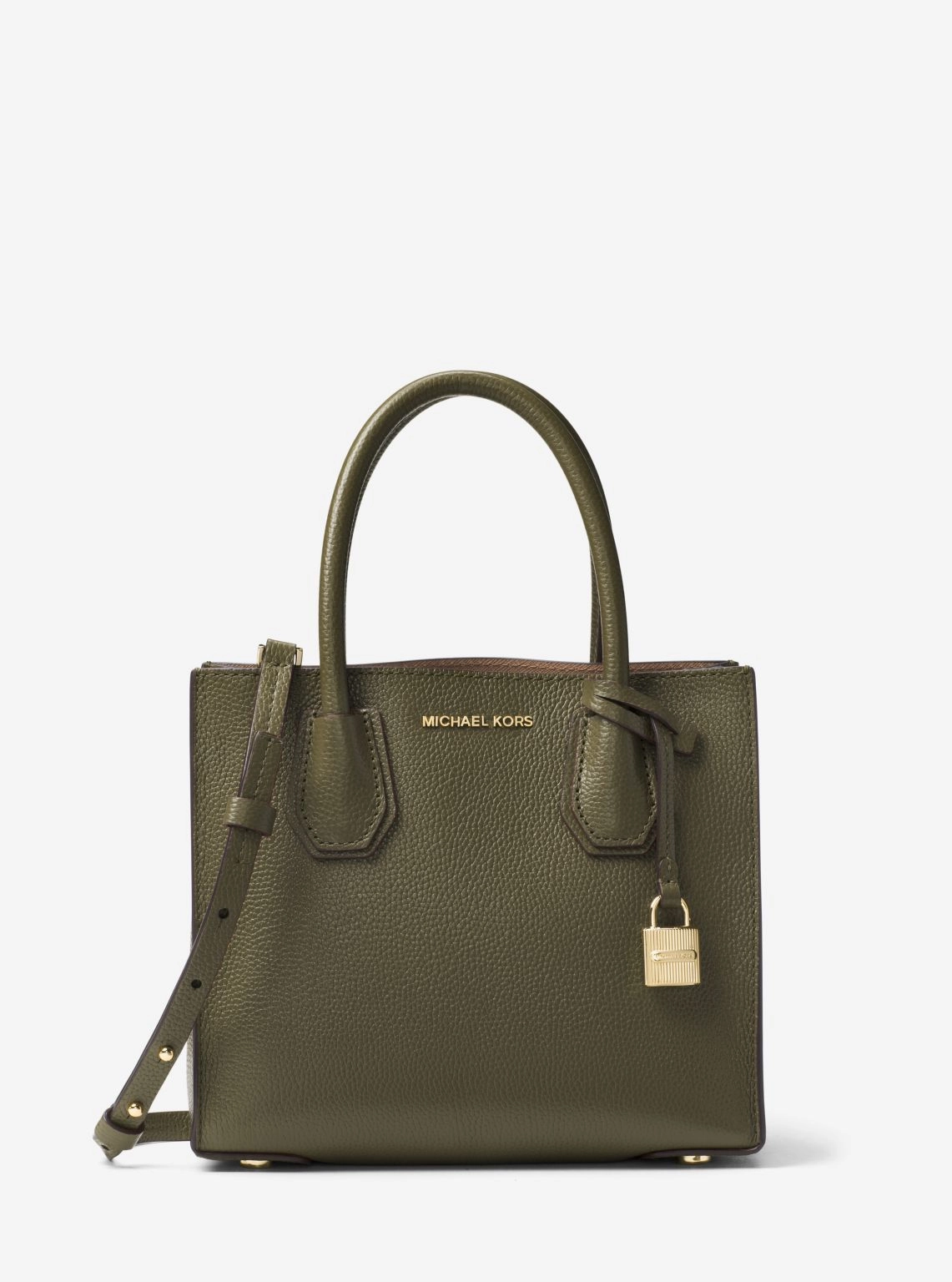 Mercer Medium Pebbled Leather Crossbody Bag