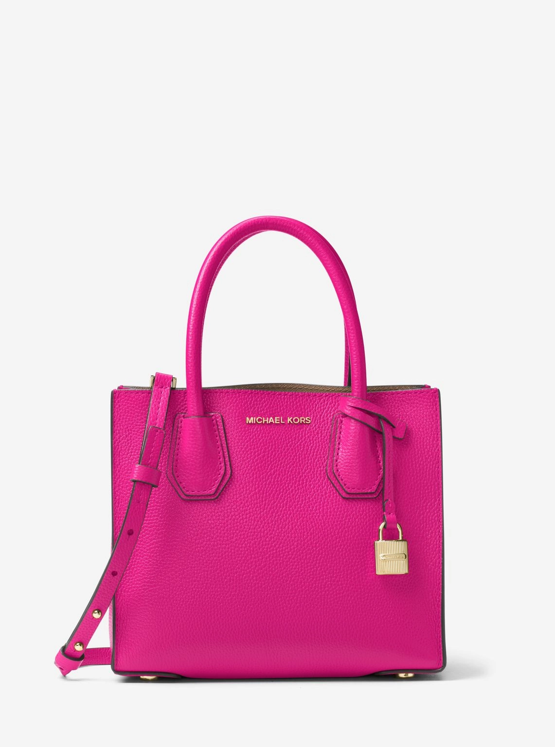 Mercer Medium Pebbled Leather Crossbody Bag