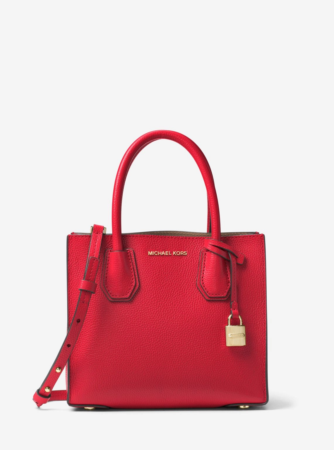 Mercer Medium Pebbled Leather Crossbody Bag