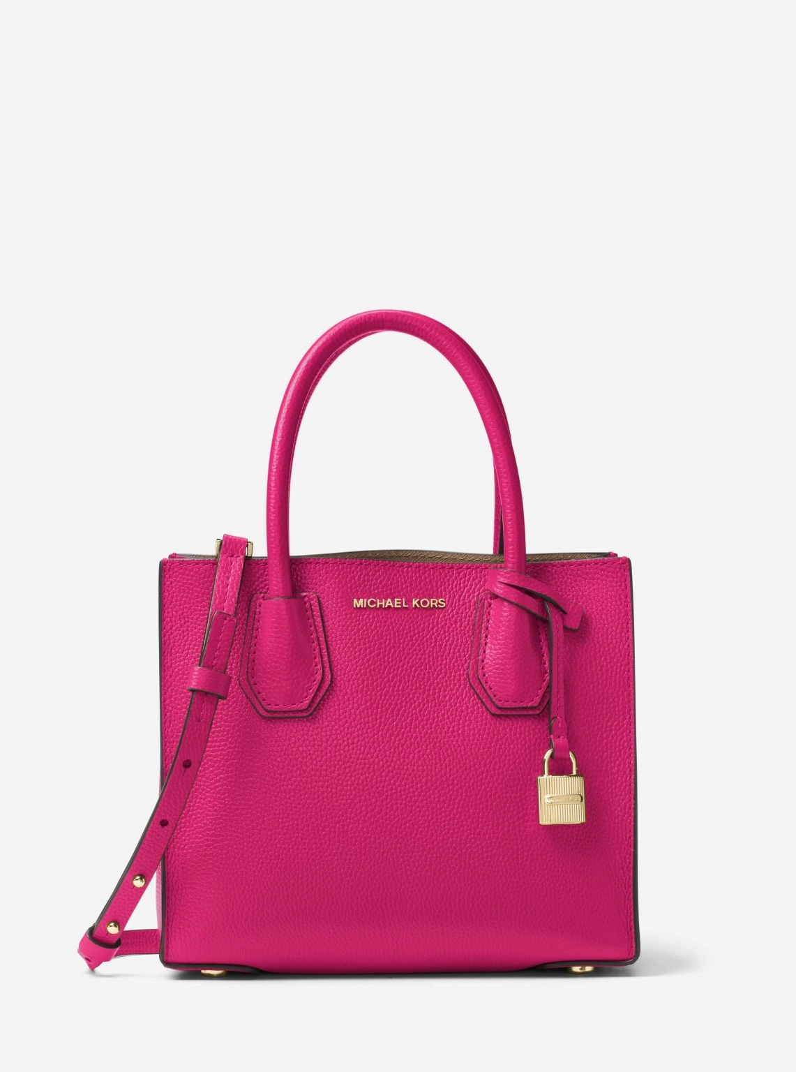 Mercer Medium Pebbled Leather Crossbody Bag