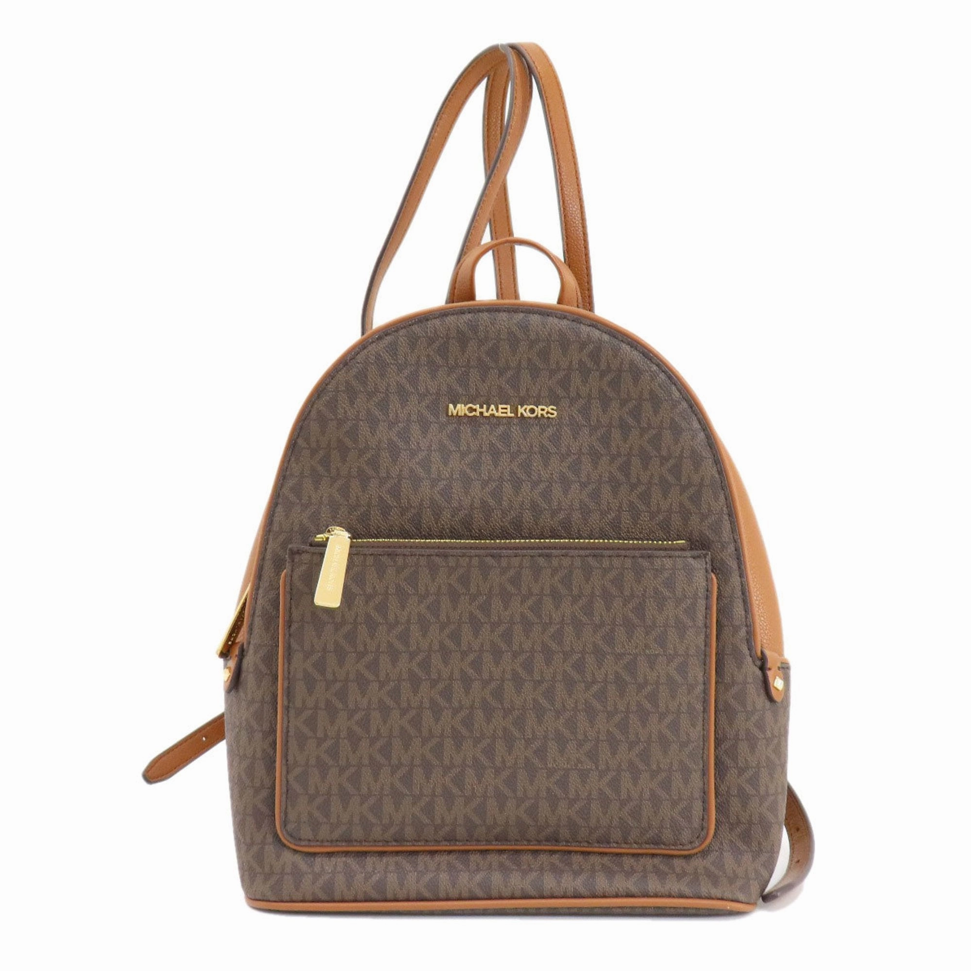 Michael Kors Adina Canvas Backpack Bag (Pre-Owned)