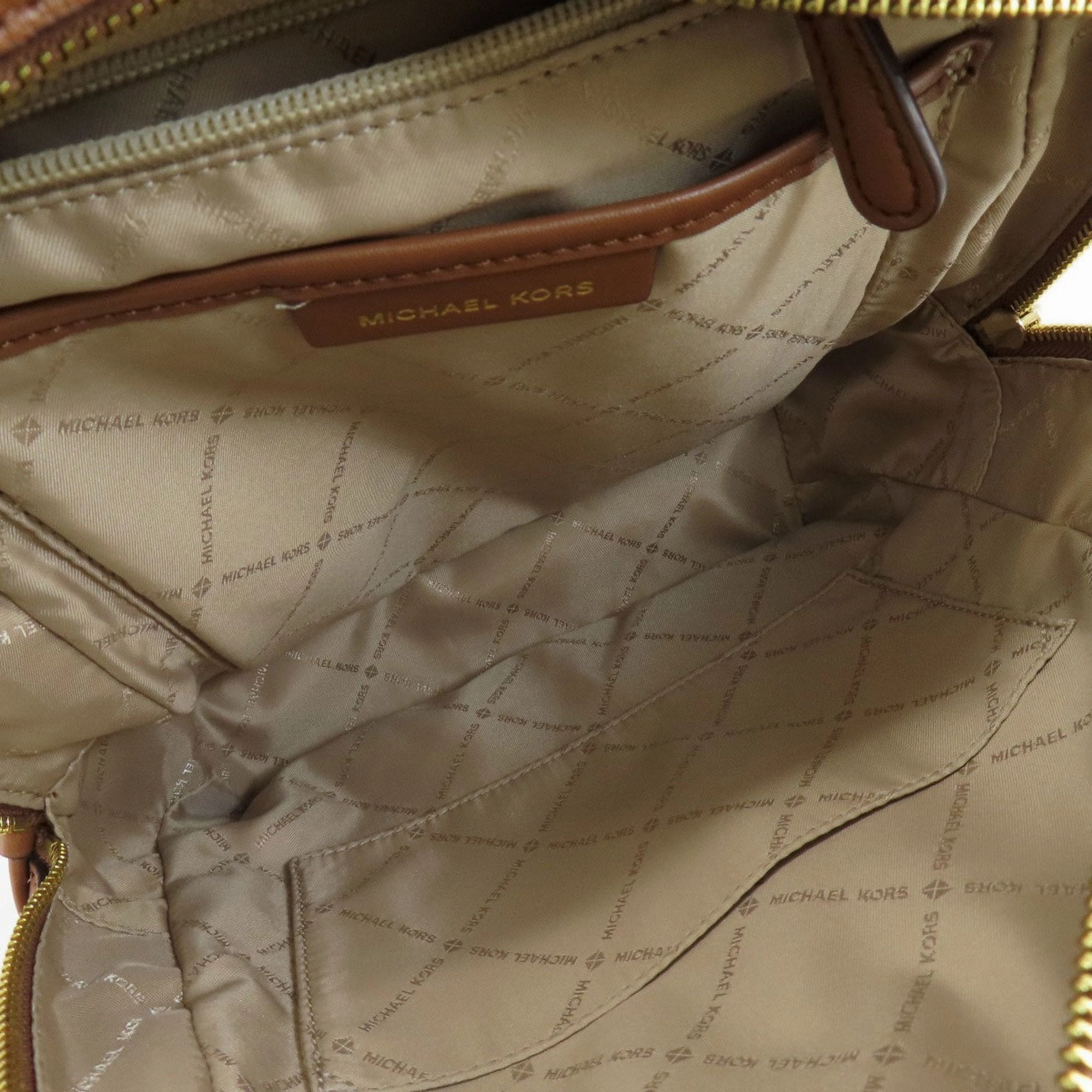 Michael Kors Adina Canvas Backpack Bag (Pre-Owned)