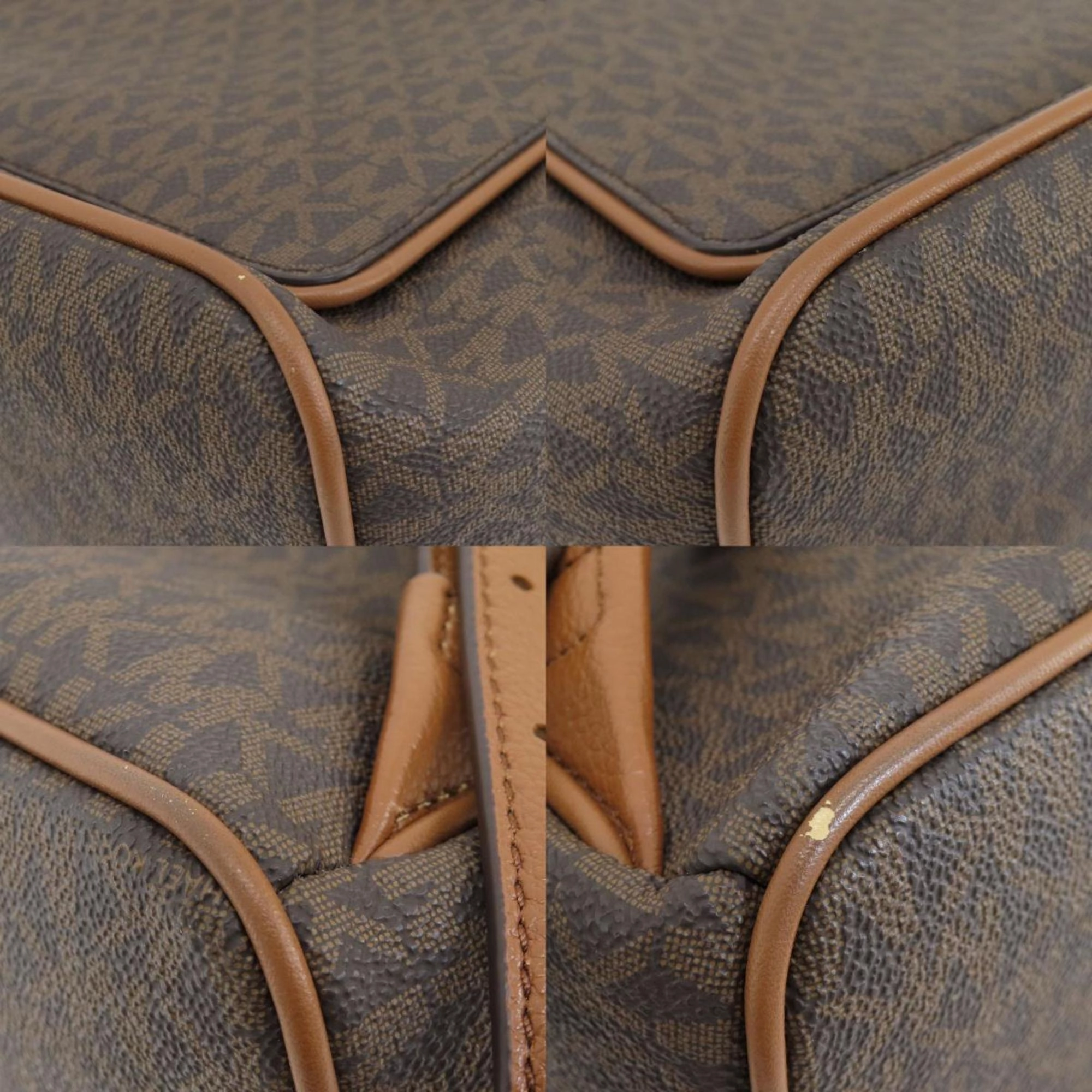 Michael Kors Adina Canvas Backpack Bag (Pre-Owned)