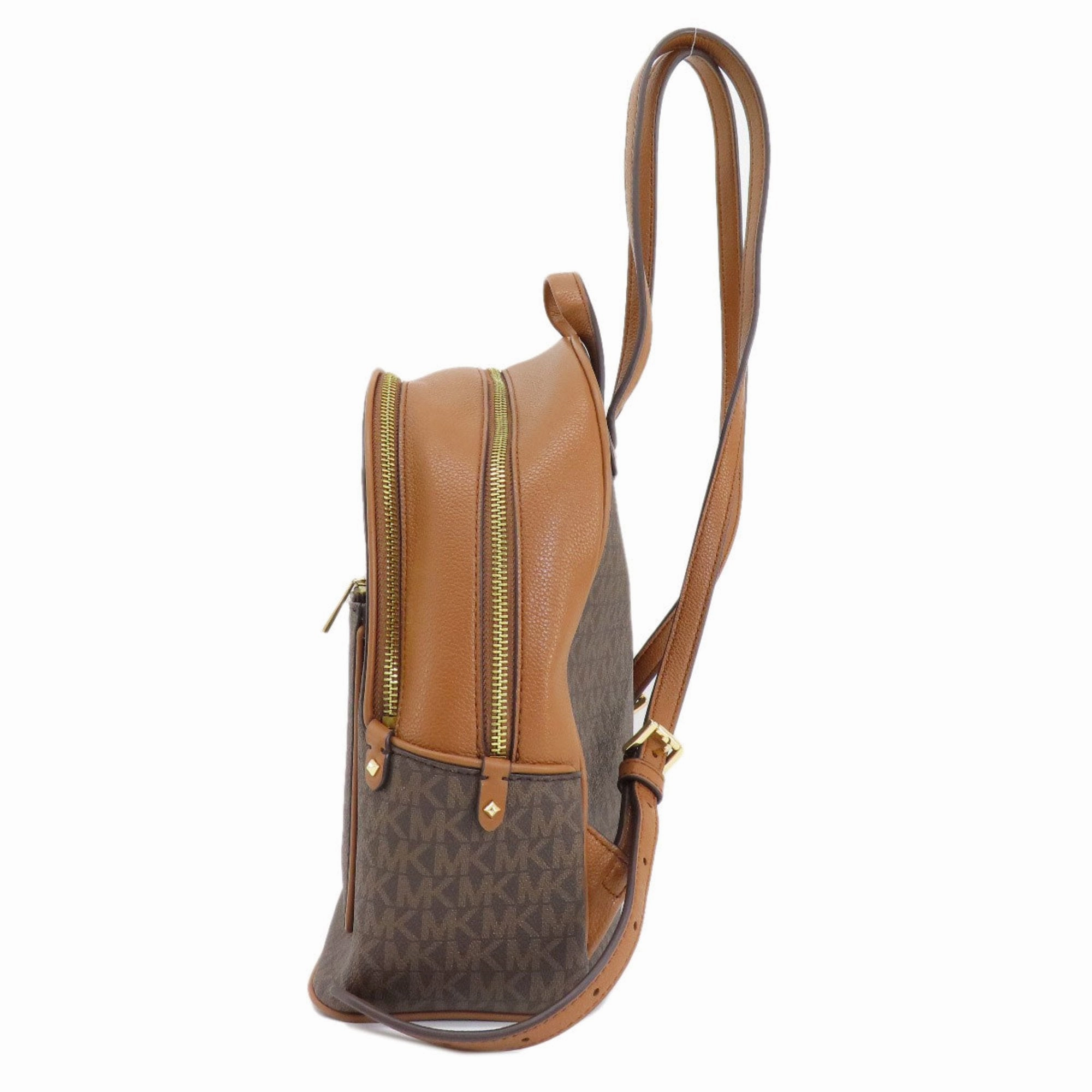 Michael Kors Adina Canvas Backpack Bag (Pre-Owned)