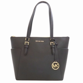 Michael Kors Charlotte Leather Tote Bag (Pre-Owned)