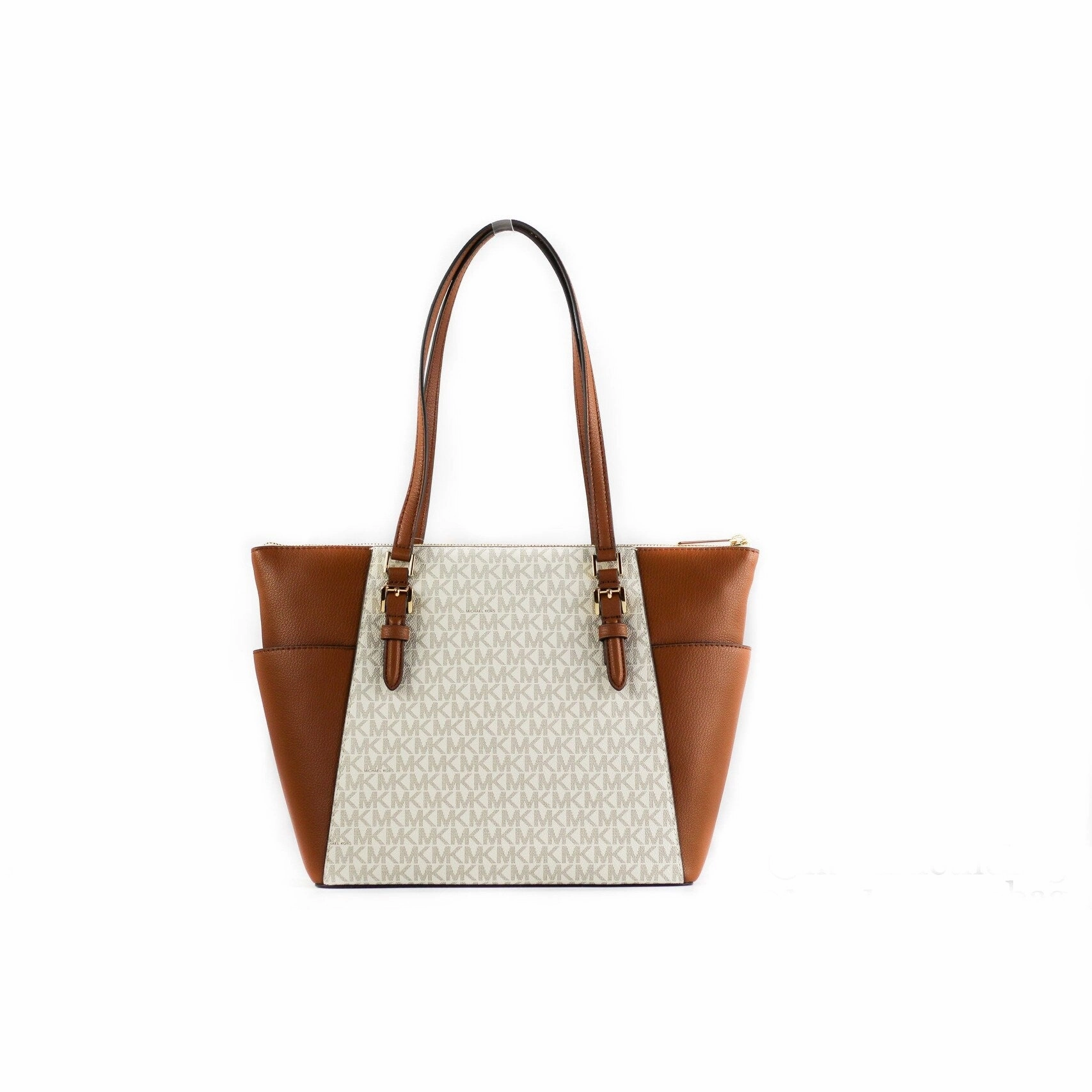 Michael Kors Charlotte Signature Leather Large Tote Women's Handbag
