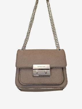 Michael Kors Classic Square Taupe Crossbody Bag