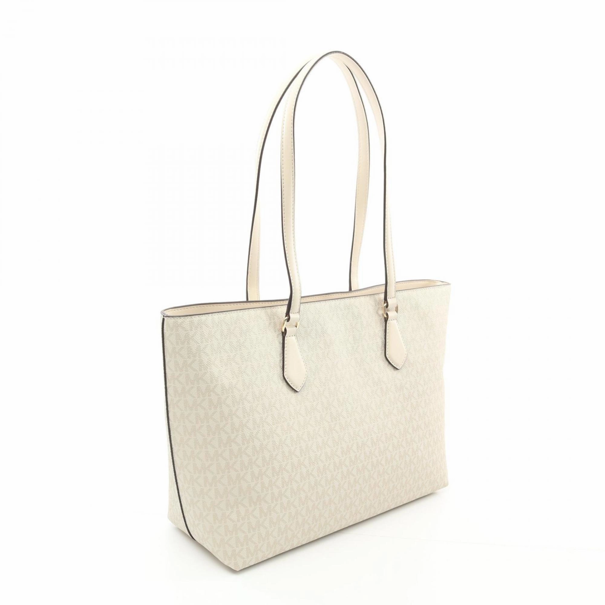 Michael Kors  Coated Canvas Leather Tote Bag (Pre-Owned)