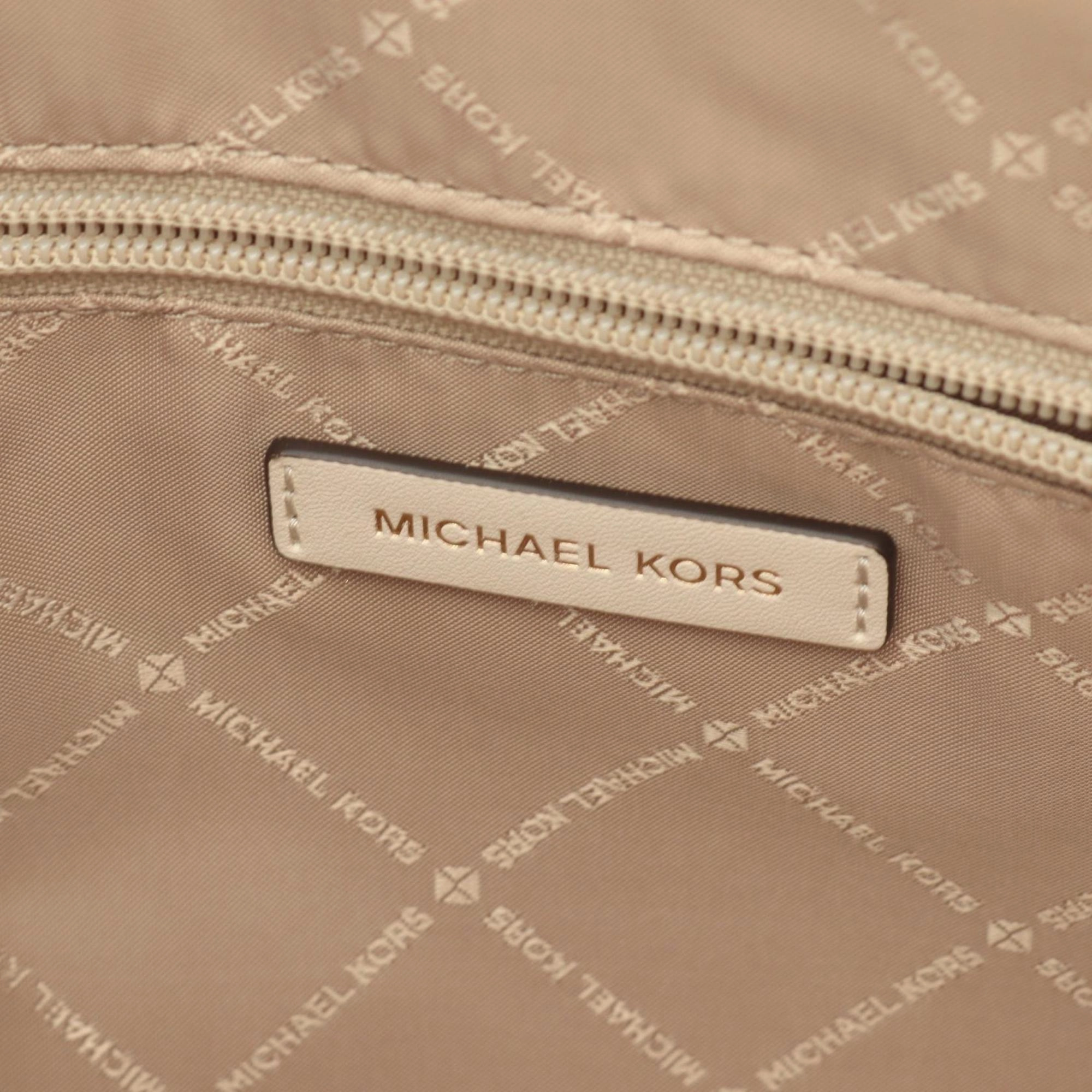 Michael Kors  Coated Canvas Leather Tote Bag (Pre-Owned)