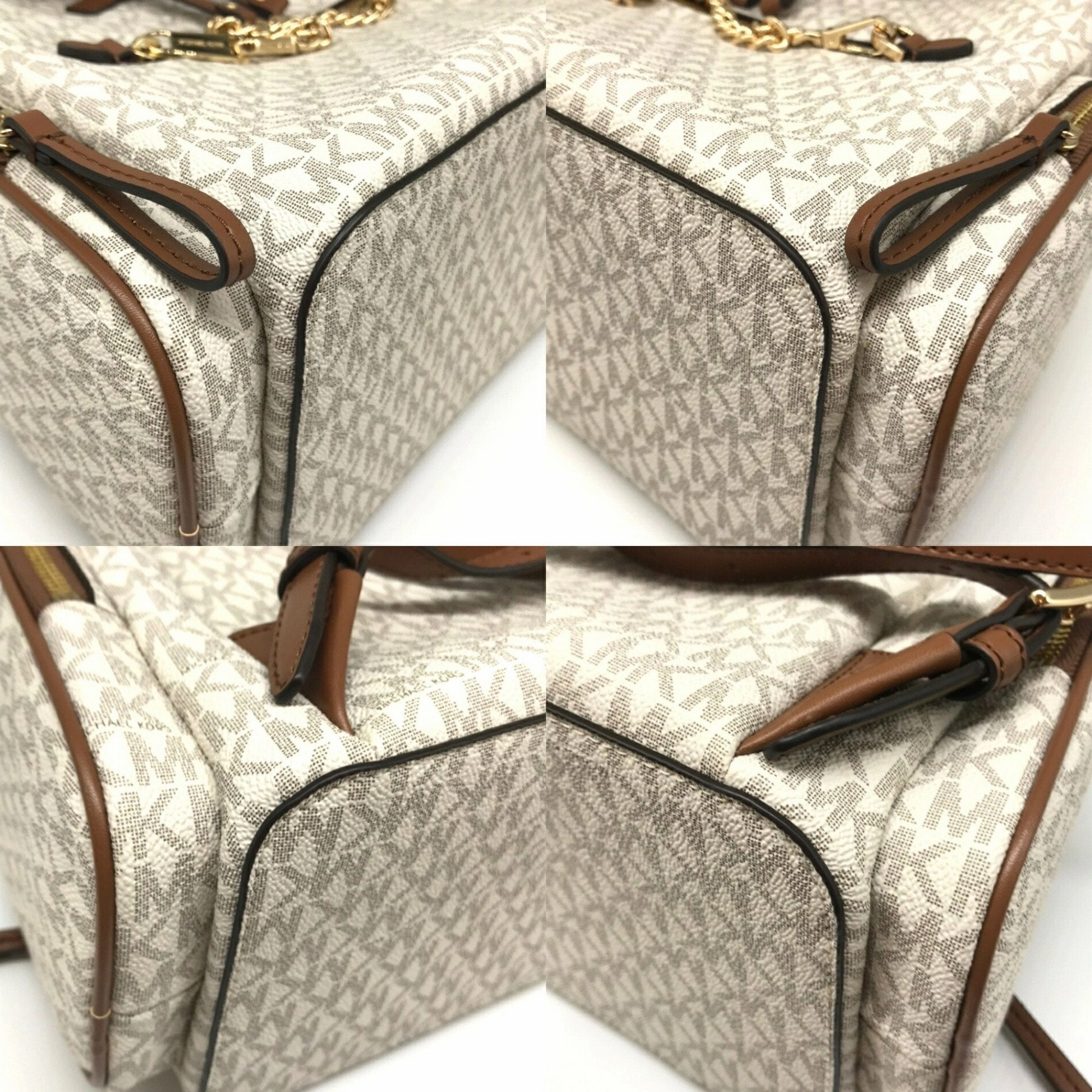 Michael Kors ivory Pvc Backpack (Pre-Owned)