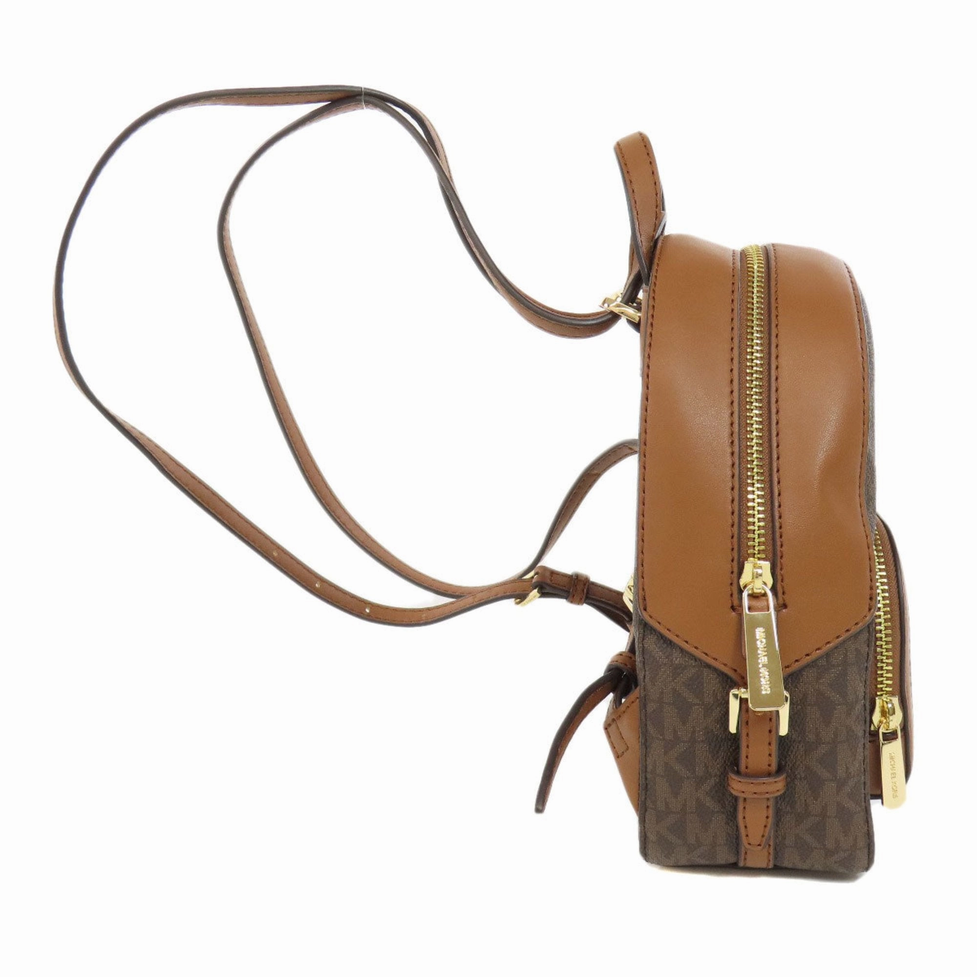 Michael Kors Jaycee Canvas Backpack Bag (Pre-Owned)