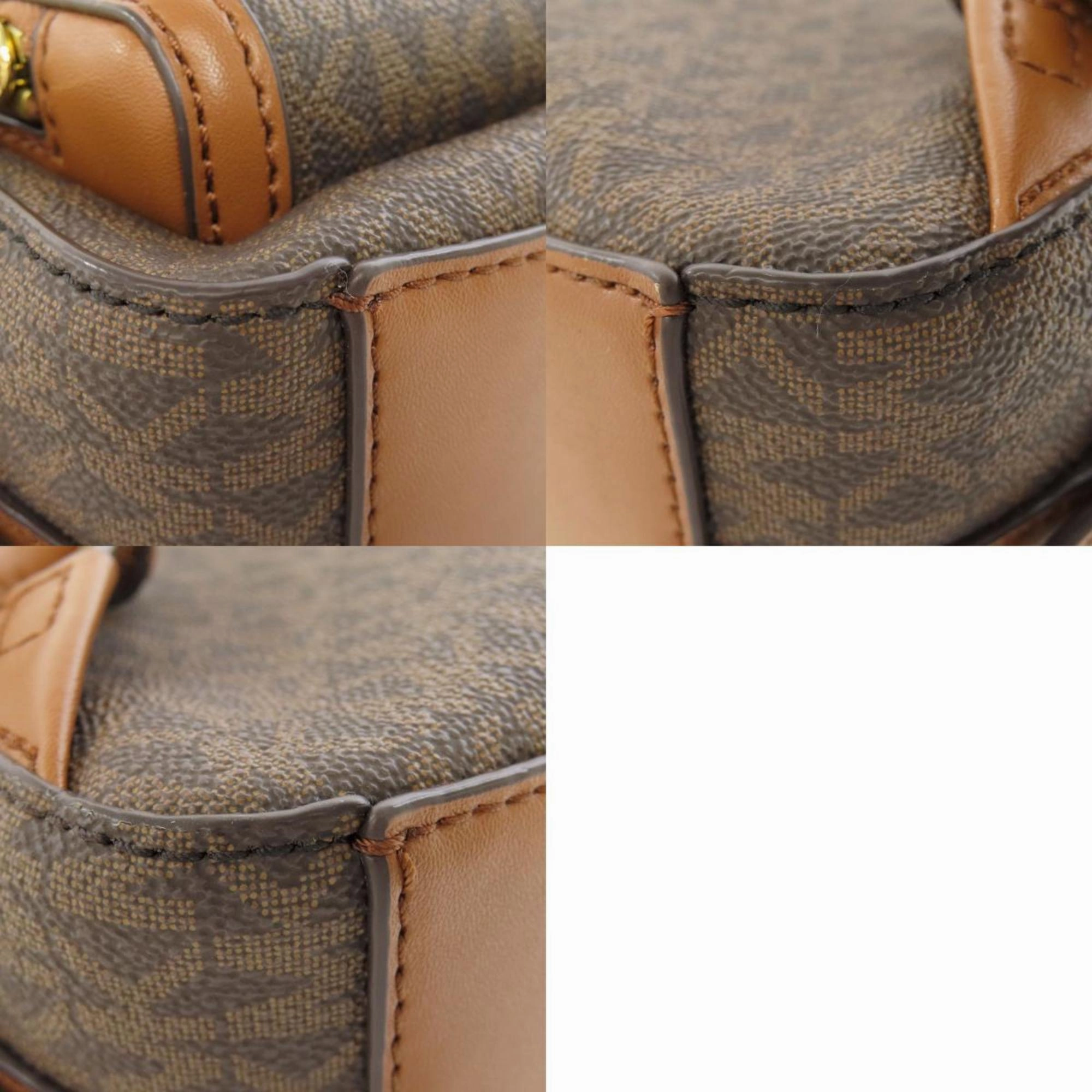 Michael Kors Jaycee Canvas Backpack Bag (Pre-Owned)