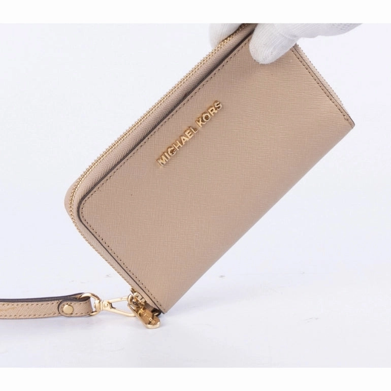 Michael Kors Jet Set Zip Around Wristlet Wallet