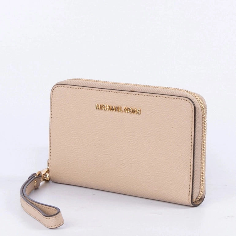 Michael Kors Jet Set Zip Around Wristlet Wallet