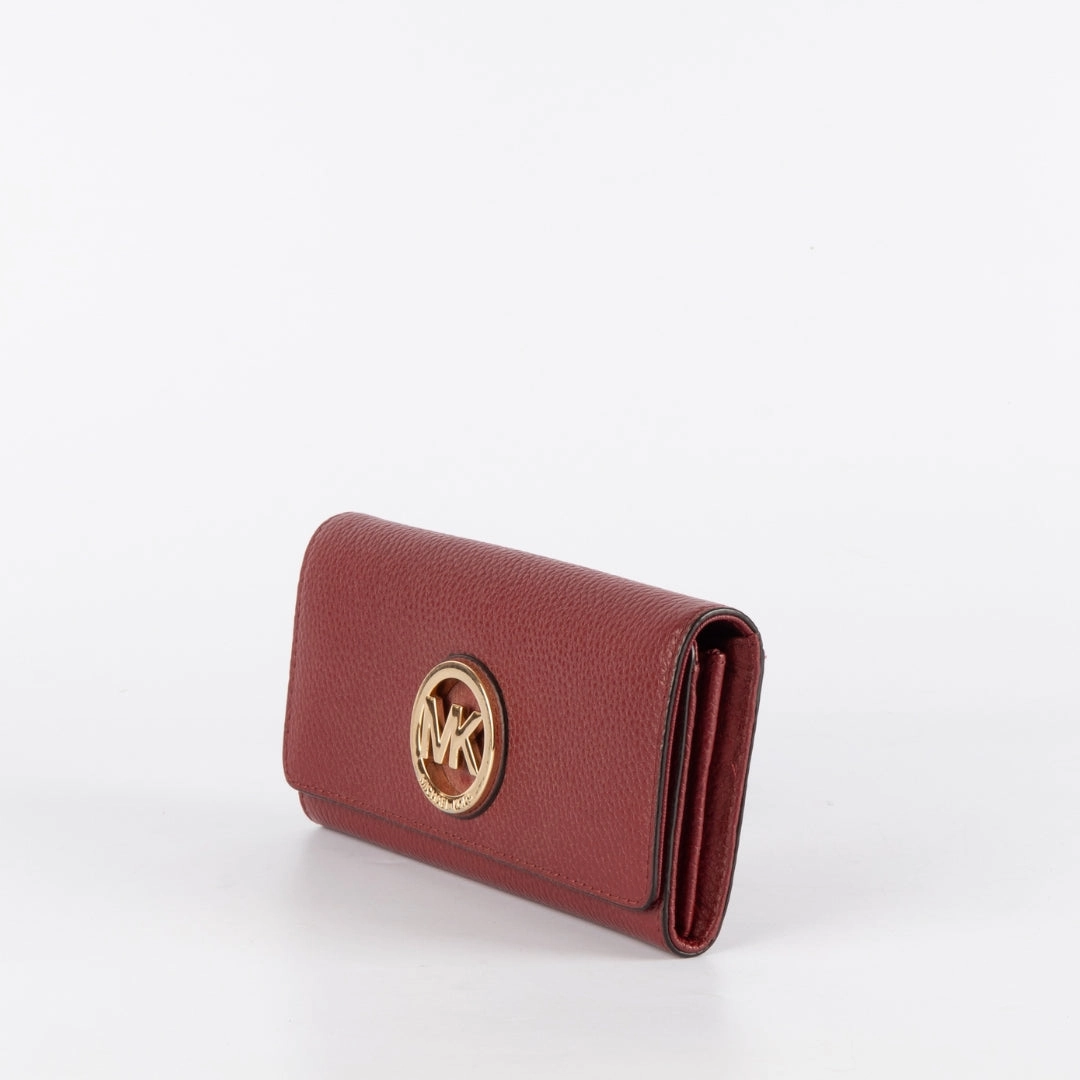 Michael Kors Leather Fulton Wallet