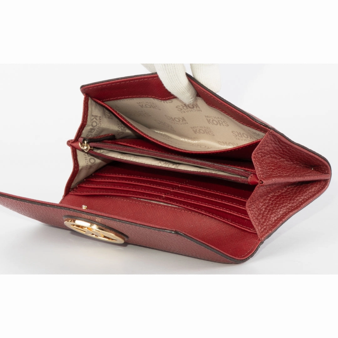 Michael Kors Leather Fulton Wallet