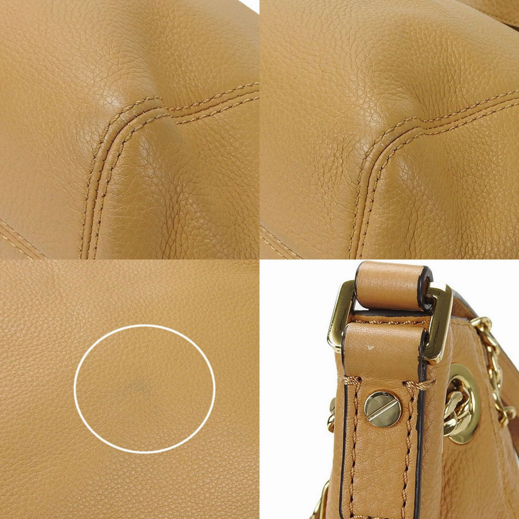 Michael Kors  Leather Shoulder Bag Tote Bag (Pre-Owned)