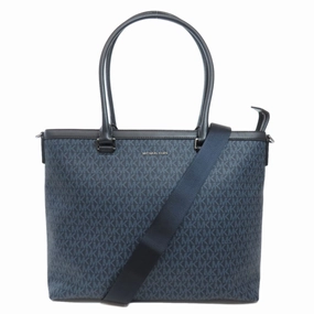 Michael Kors  Navy Pvc Tote Bag (Pre-Owned)