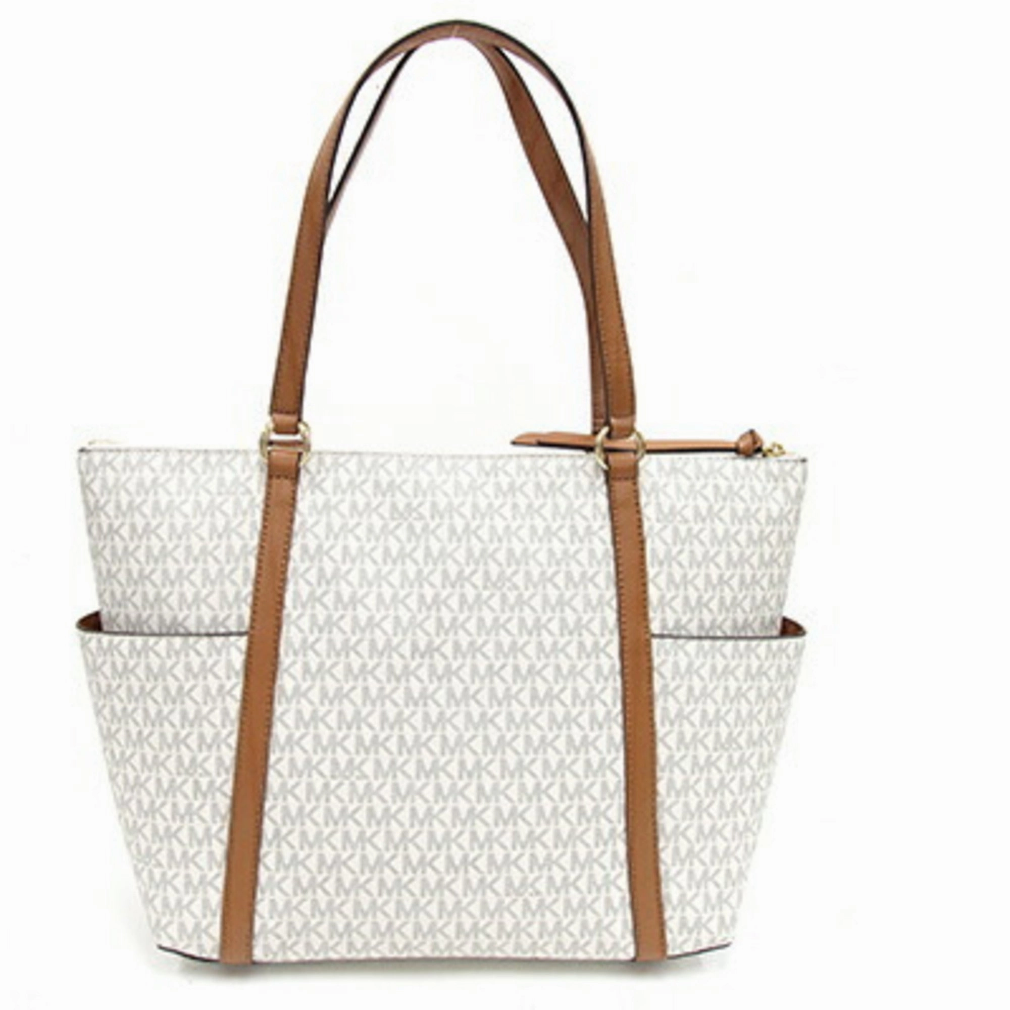 Michael Kors  Off- Pvc Leather Tote Bag (Pre-Owned)