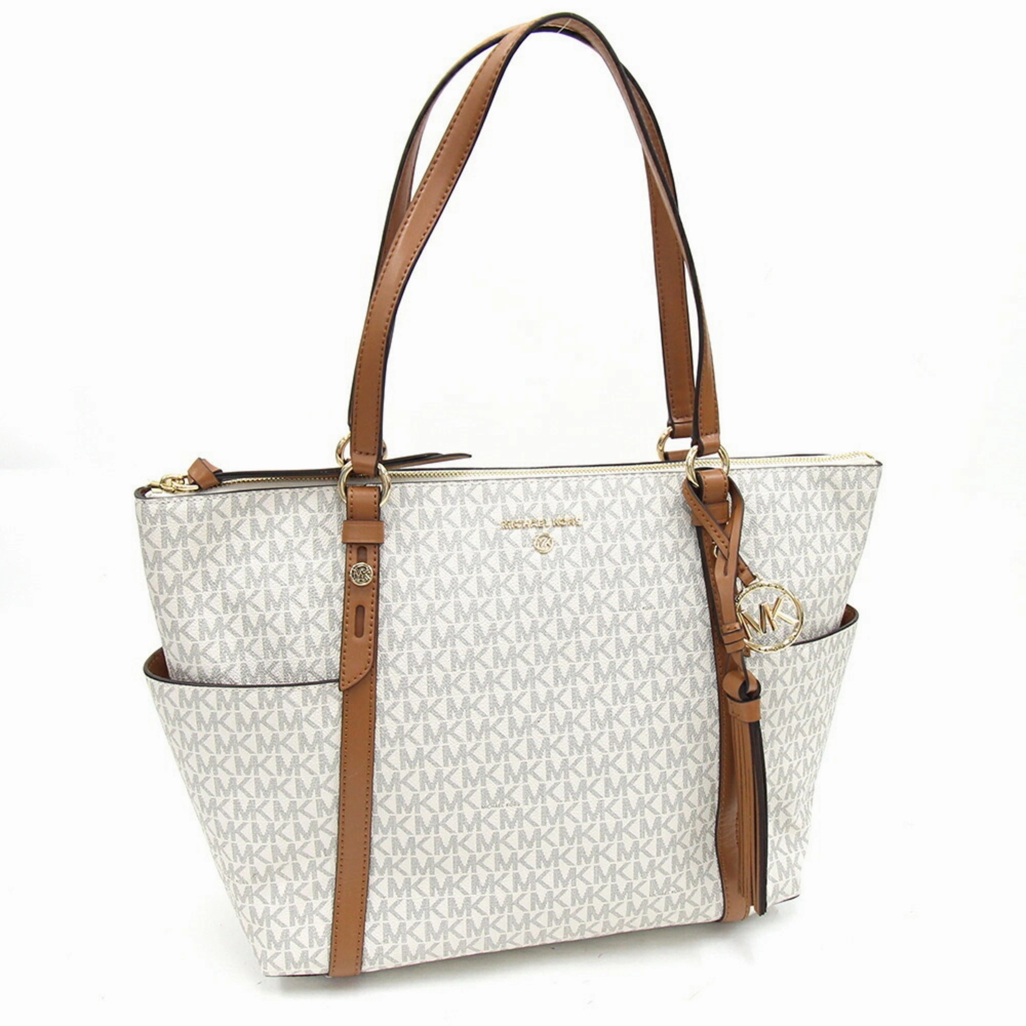 Michael Kors  Off- Pvc Leather Tote Bag (Pre-Owned)