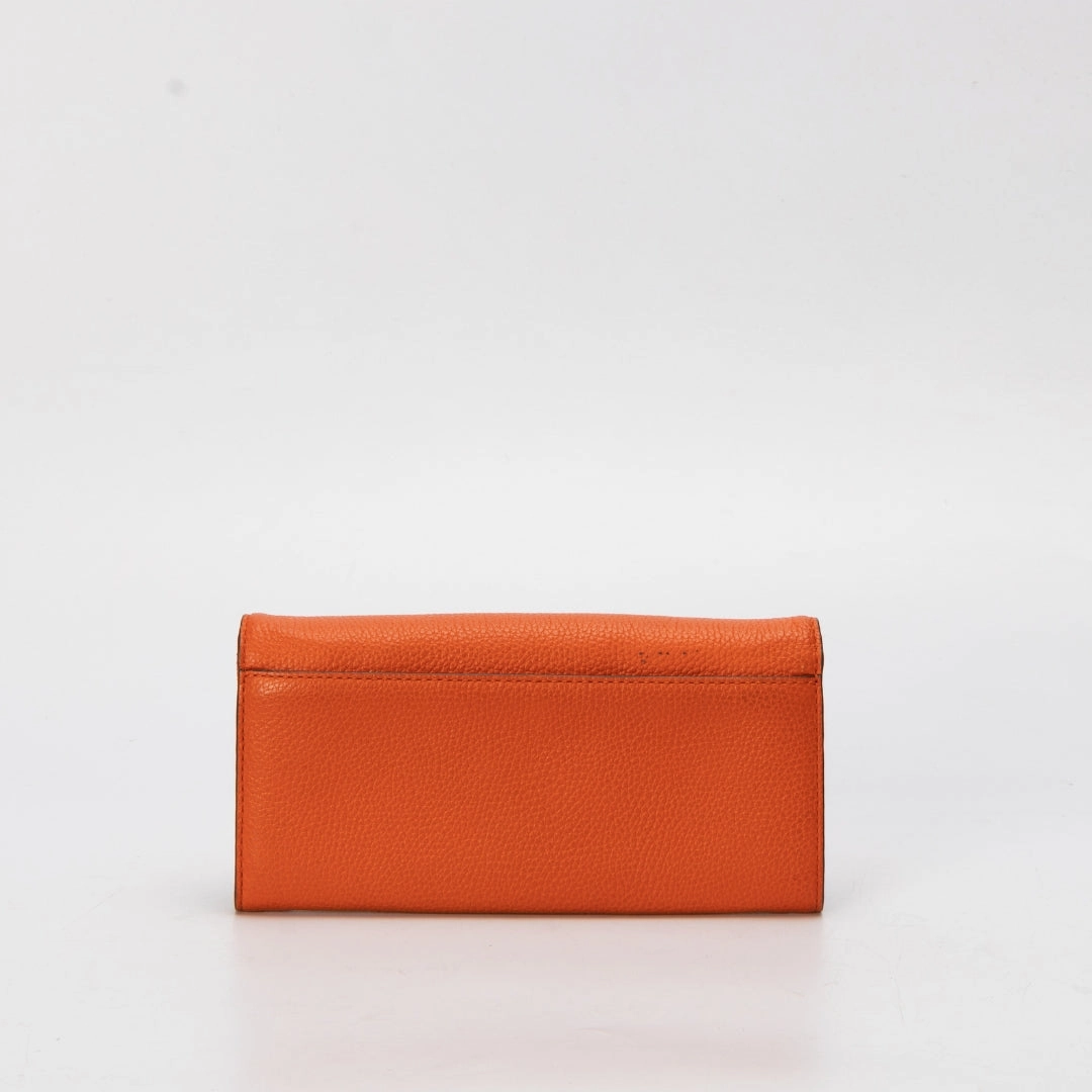 Michael Kors Orange Leather Wallet