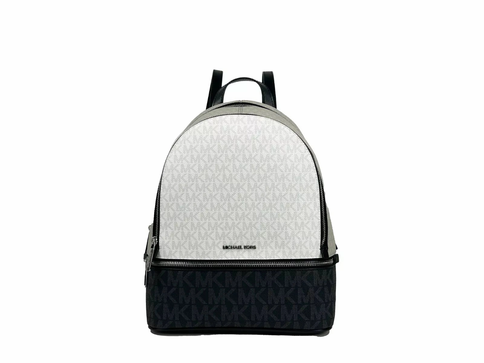 Michael Kors Rhea Medium PVC Backpack Bookbag Optic Women's multi