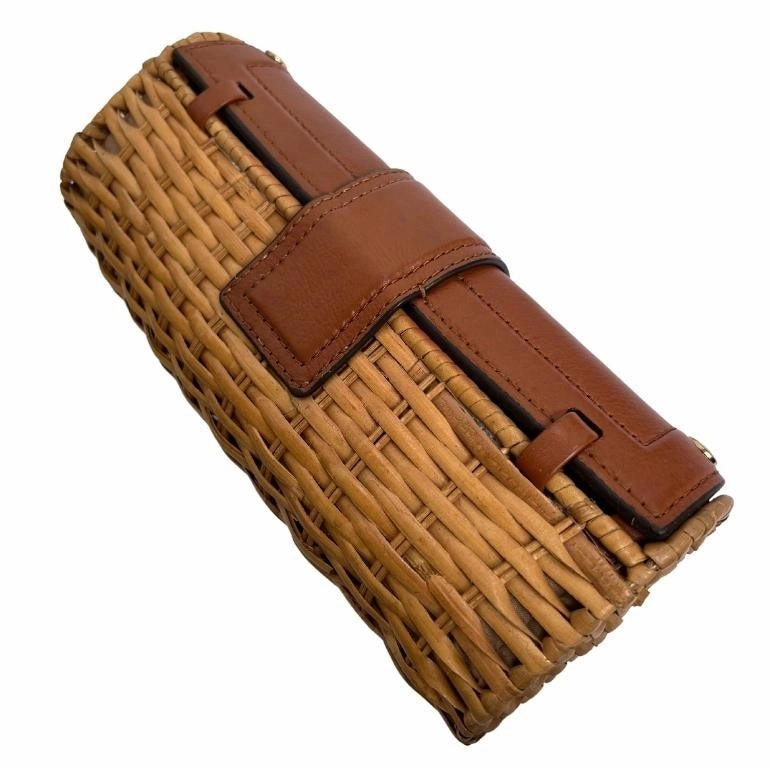 Michael Kors Santorini Wicker Clutch