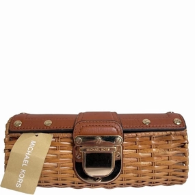 Michael Kors Santorini Wicker Clutch