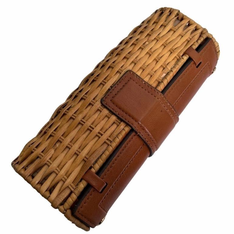 Michael Kors Santorini Wicker Clutch