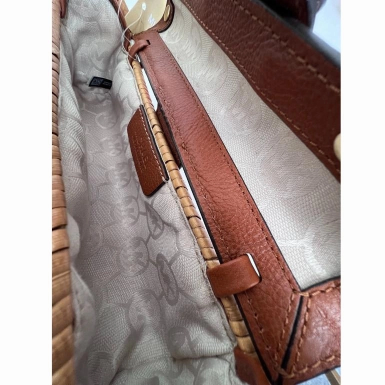 Michael Kors Santorini Wicker Clutch